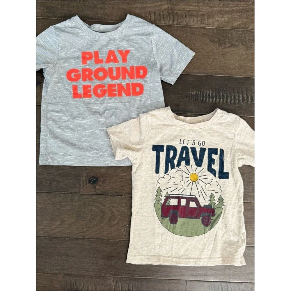 Kids T-Shirt Set - Grey 